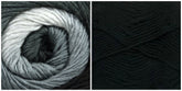 BLACK + PLATINUM - Embossed Phoenix Scarf KIT - Bonita Patterns